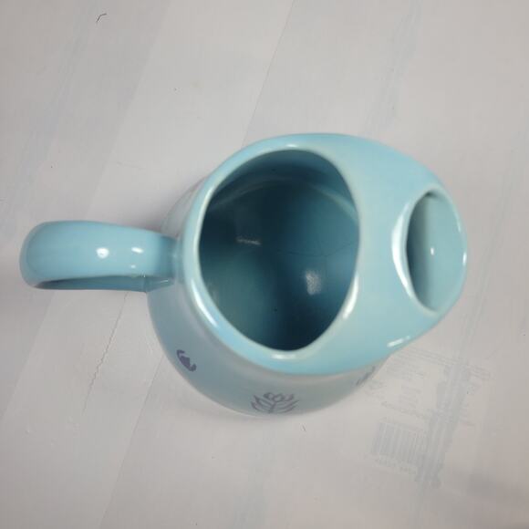 Vintage Cameron/Cronin Pottery Dutch Blue Tulip Pitcher, Ice Lip Chip - Picture 6 of 7